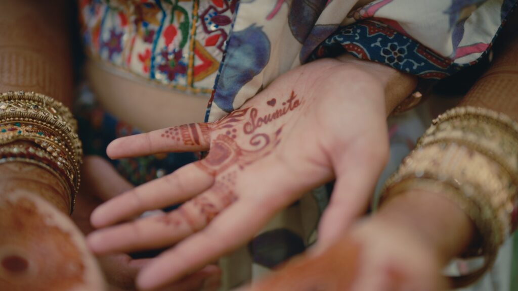 Indian Bride and Groom Mehndi