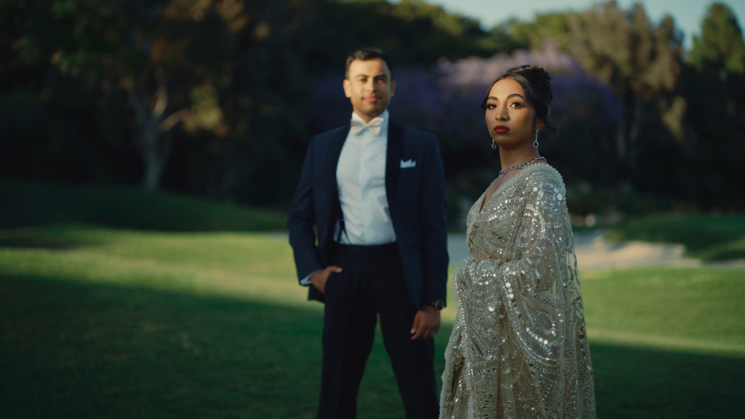 Beautiful Indian wedding couple at a Dallas and Austin wedding venue